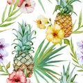 Tropical pattern Royalty Free Stock Photo