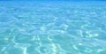 Tropical perfect turquoise beach blue water Royalty Free Stock Photo