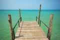 Tropical Pier Royalty Free Stock Photo