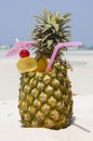 Tropical pineapple cocktail