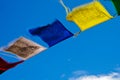 Tropical Prayer Flags Royalty Free Stock Photo