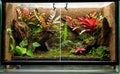 Tropical rain forest terrarium or pet vivarium rack