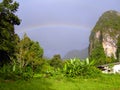 Tropical Rainbow over Krabi, Thailand Royalty Free Stock Photo
