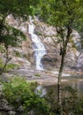 Tropical rainforest waterfall Royalty Free Stock Photo