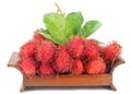 Tropical Rambutan Fruits Royalty Free Stock Photo