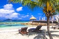 Tropical relax - Seychelles islands. Mahe Royalty Free Stock Photo