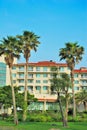 Tropical resort hotels Royalty Free Stock Photo