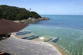 Tropical resort infinity pool koh samui