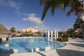 Tropical Resort swiming pool Royalty Free Stock Photo