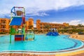 Tropical resort Three Corners Sunny Beach hotel Royalty Free Stock Photo