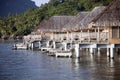 Tropical resorts in water Royalty Free Stock Photo