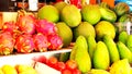 Fruits in Vietnam market in Nha Trang