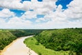 Tropical river Chavon in Dominican Republic