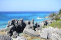 Tropical rocky coastline Royalty Free Stock Photo