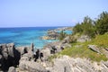 Tropical rocky coastline Royalty Free Stock Photo