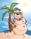 Tropical Sand Snow Man