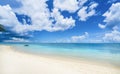 Tropical scenery with amazing beaches of Mauritius island