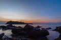 Tropical sea beach at Koh Chang island during sunset