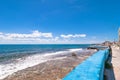 Tropical sea and coastline in Isla Mujeres, Mexico Royalty Free Stock Photo