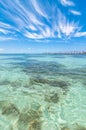 Tropical sea in Isla Mujeres, Mexico Royalty Free Stock Photo