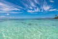 Tropical sea in Isla Mujeres, Mexico Royalty Free Stock Photo