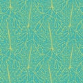 Tropical seamless pattern with monstera leaves. Textile print design. Green tropical pattern Royalty Free Stock Photo