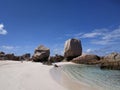 Tropical shore And Maron at Ladigue Seychelles