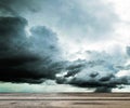 Tropical storm clouds and sky Royalty Free Stock Photo