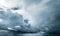 Tropical storm clouds and sky Royalty Free Stock Photo