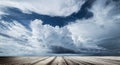 Tropical storm clouds and sky Royalty Free Stock Photo