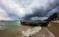 Tropical storm is coming, Thailand Royalty Free Stock Photo