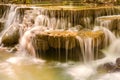 Tropical stream motion waterfall Royalty Free Stock Photo