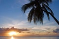 Tropical Sundown Royalty Free Stock Photo
