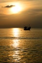 Tropical sunset. Phu Quoc. Vietnam Royalty Free Stock Photo