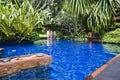 Tropical swimming pool Royalty Free Stock Photo