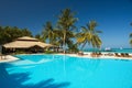 Tropical swimming pool Royalty Free Stock Photo