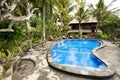 Tropical swimming pool at hotel