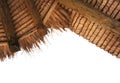 Tropical thatch roof Royalty Free Stock Photo