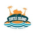 Tropical Turtle Island symbol