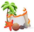 Tropical vacation concept Royalty Free Stock Photo