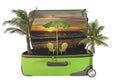 Travel Tropical Vacation Sunset Hologram