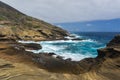 Tropical View, Lanai Lookout, Hawaii Royalty Free Stock Photo