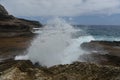 Tropical View, Lanai Lookout, Hawaii Royalty Free Stock Photo