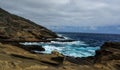 Tropical View, Lanai Lookout, Hawaii Royalty Free Stock Photo