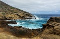 Tropical View, Lanai Lookout, Hawaii Royalty Free Stock Photo