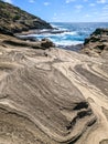 Tropical View, Lanai Lookout, Oahu Hawaii Royalty Free Stock Photo