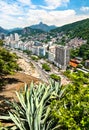 Tropical view of Leme in Rio de Janeiro, Brazil