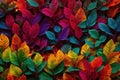 Tropical vivid vibrant color background