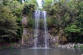 Tropical waterfall in lush in the northern tropics of Australia Royalty Free Stock Photo