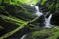 Tropical waterfall at the rain forest